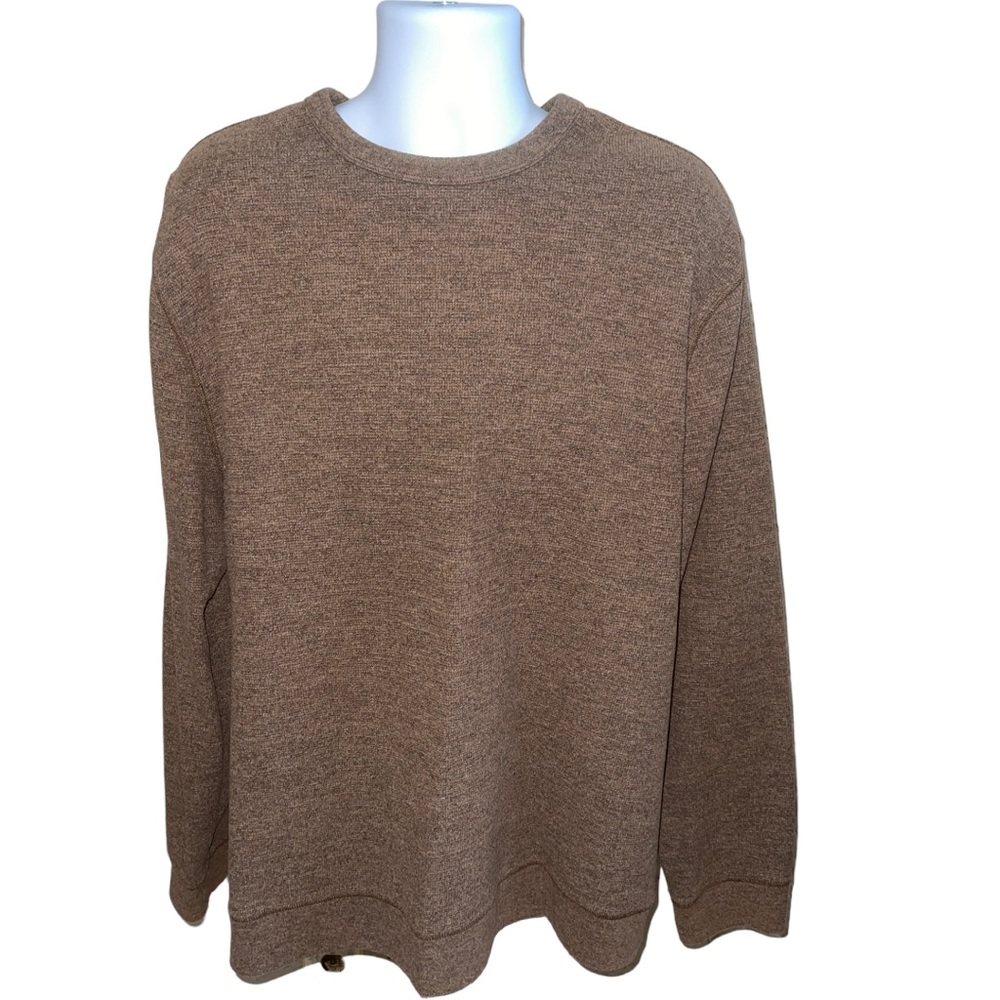 Men’s Member’s Mark Brown Crewneck Pullover Sweatshirt - XXL